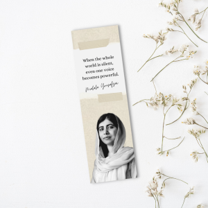 Malala Yousafzai könyvjelző